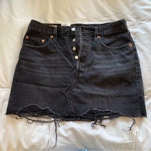 Levi’s Deconstructed Denim Skirt